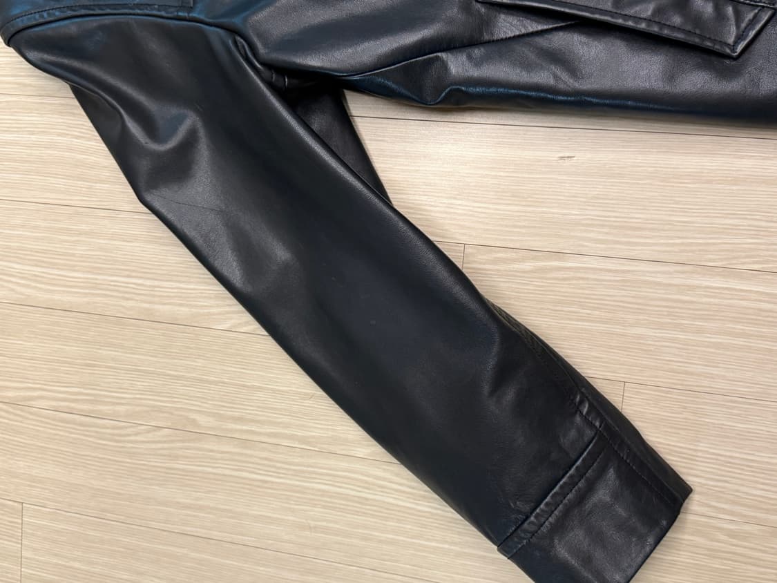 올드갭 레더 카코트 상품이미지4