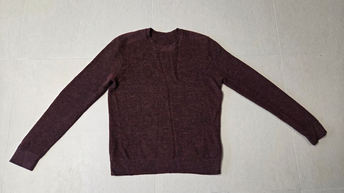 띠어리 크루넥 트위드 알파카 니트  상품이미지6