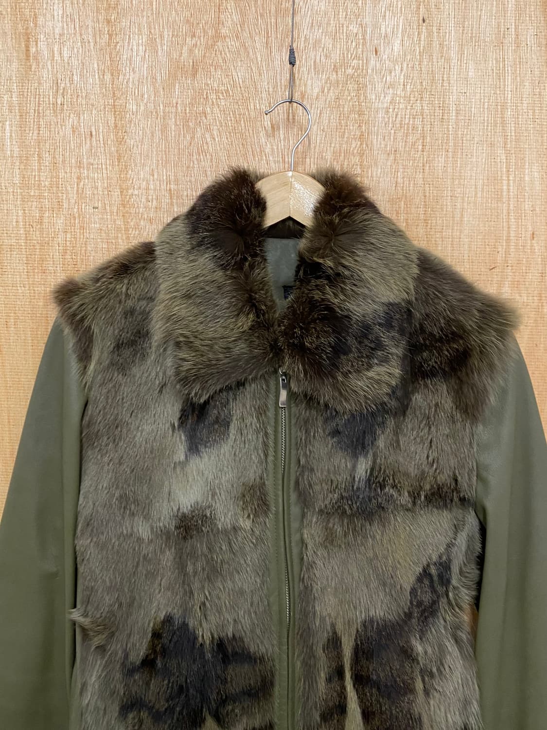 VTG leather grizzly Jacket 레더 그리즐리 퍼 자켓 상품이미지4