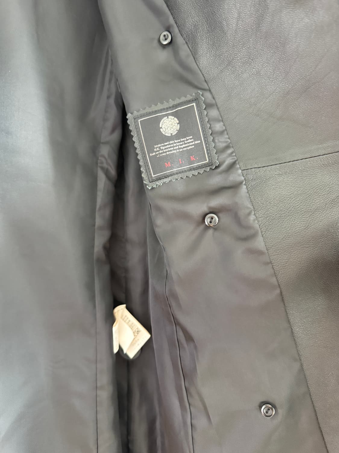 Pre owned 램스킨 레더코트 상품이미지8