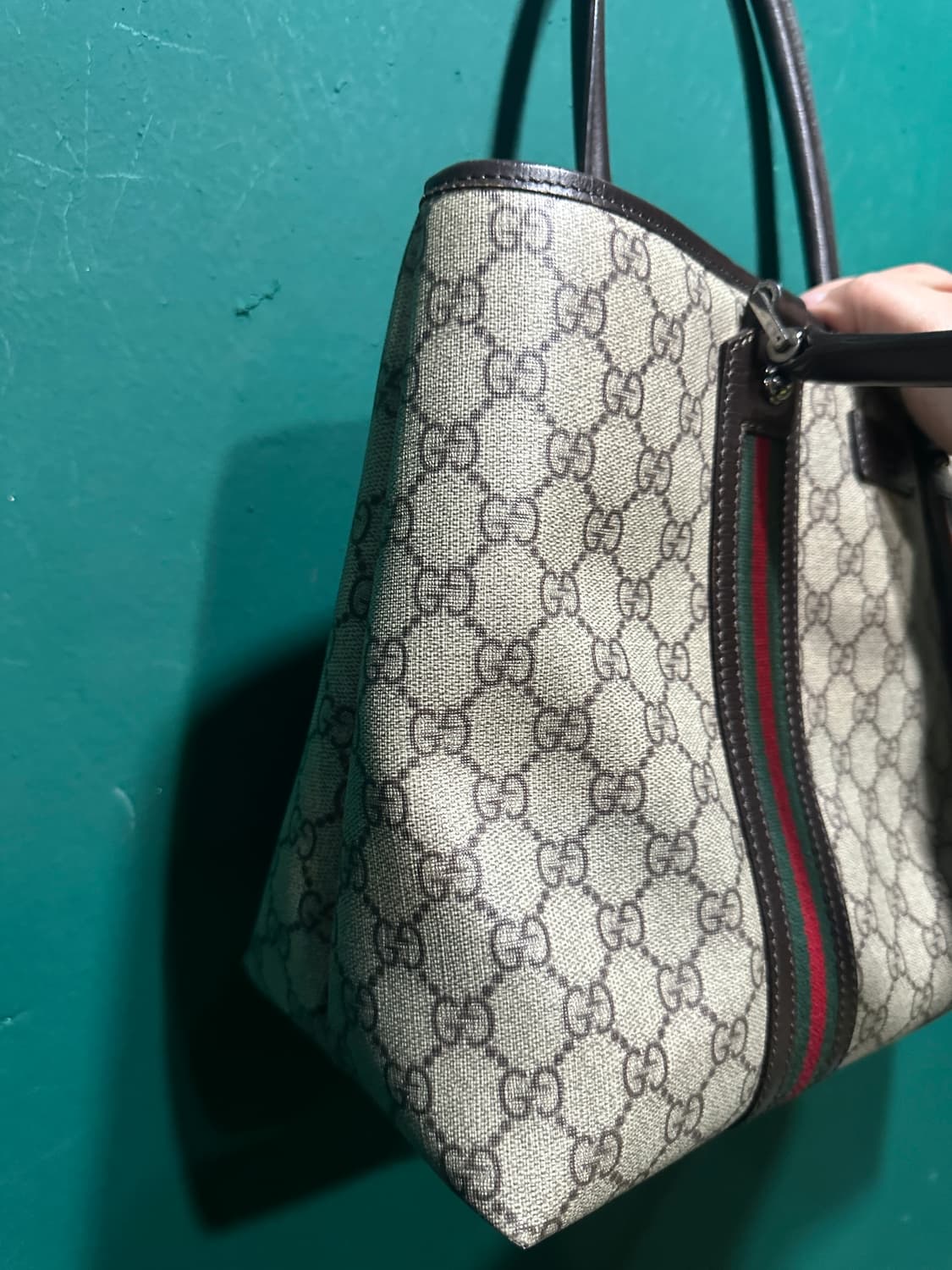 구찌 GG로고 슈프림 쇼퍼백 상품이미지4