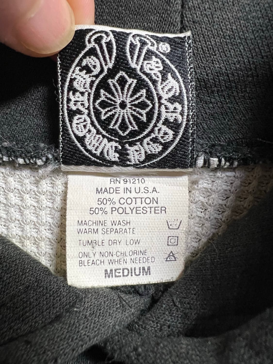 90‘s 크롬하츠 플로랄 홀스슈 후드티 상품이미지5