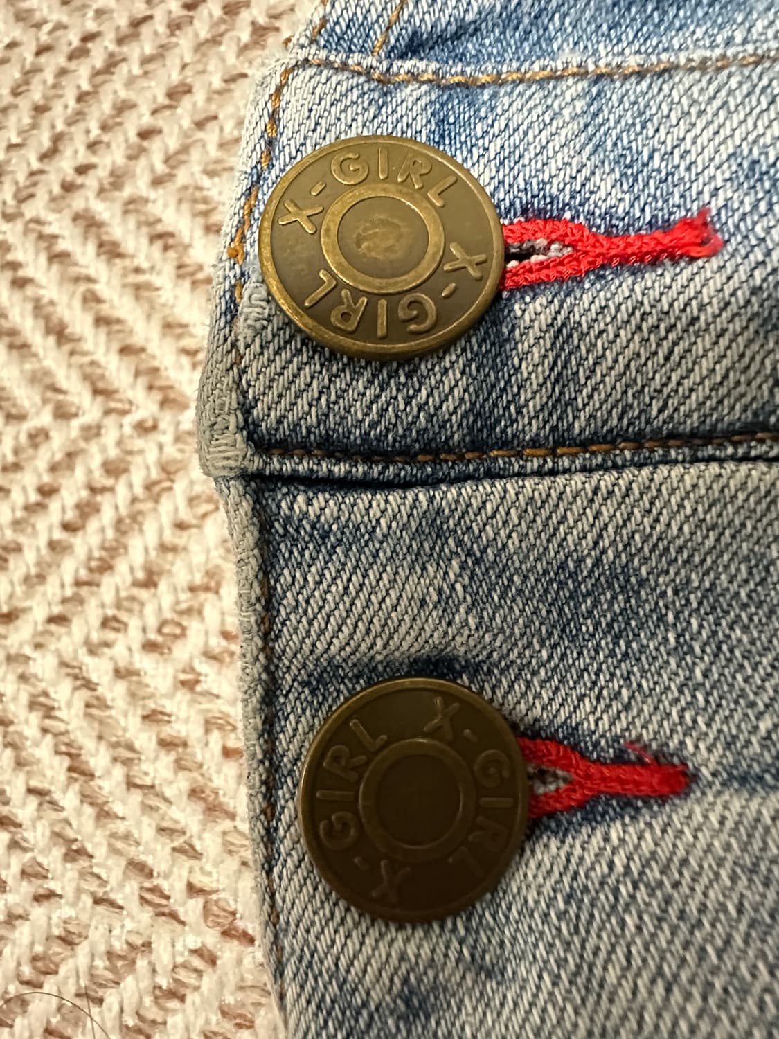 X-GIRL women denim overall 상품이미지3