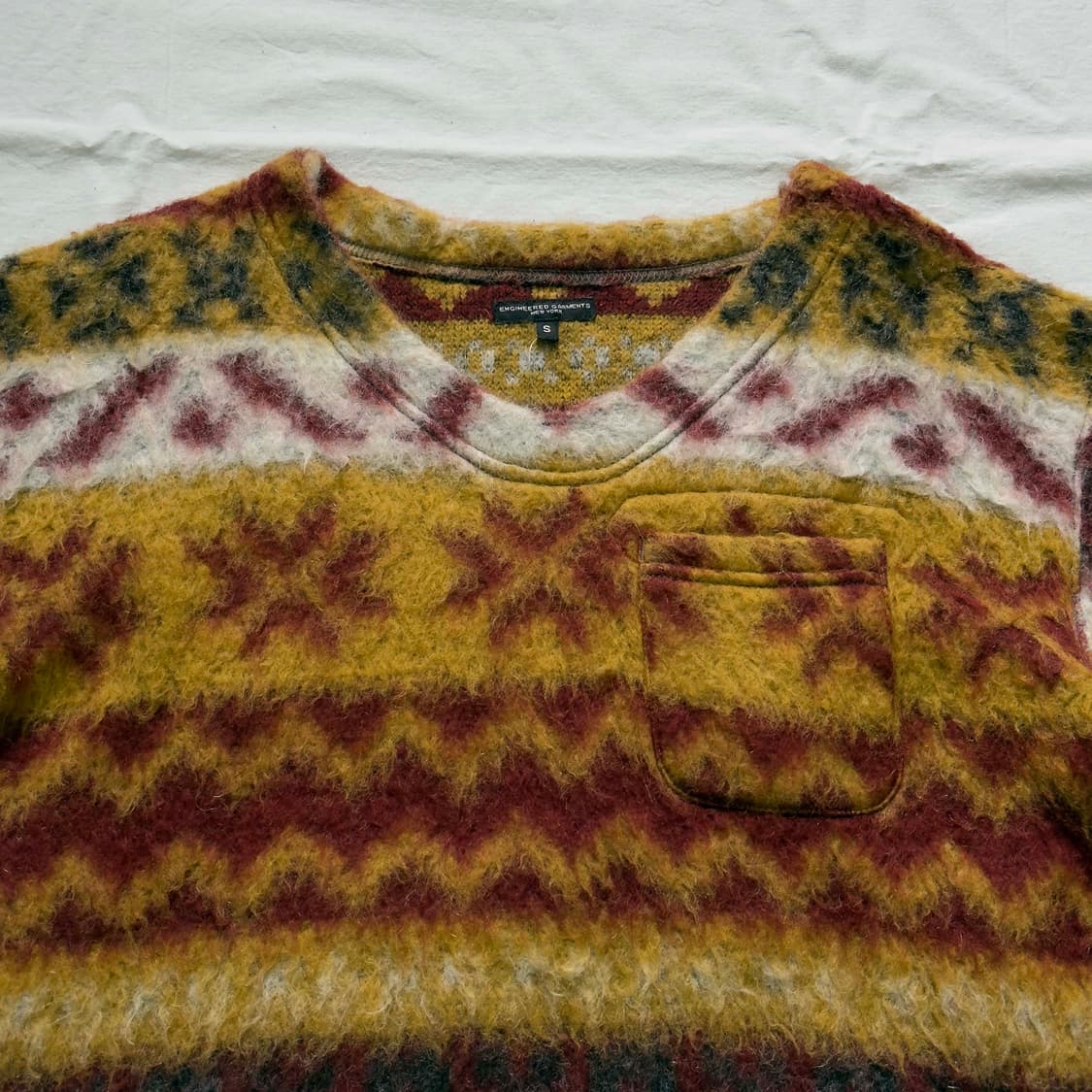 엔지니어드 가먼츠 페어하일 모헤어 니트 상품이미지2