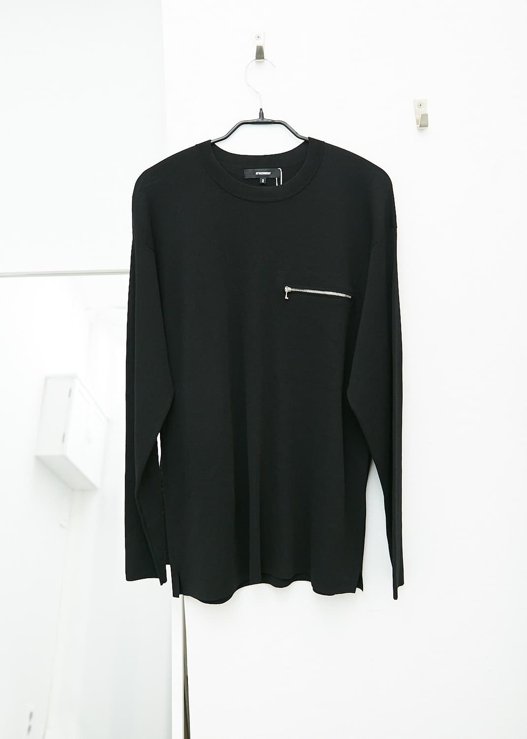 Viscose Nylon Long Sleeve T-Shirt 상품이미지1