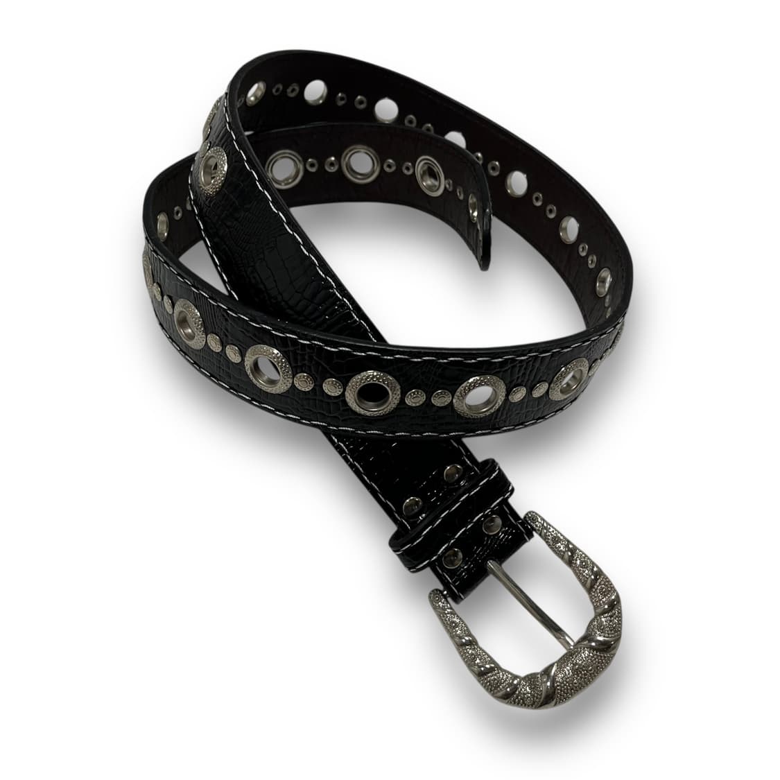 Rock Chic lizard double ring Belt 상품이미지3
