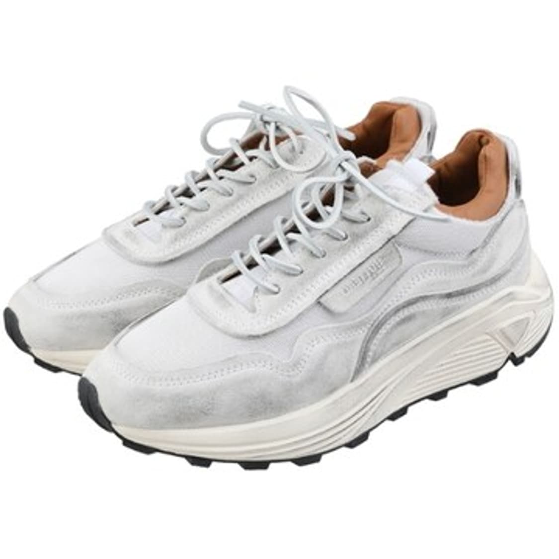 [41] 부테로 빈치 더티 스니커즈 화이트 라이트 그레이 상품이미지1