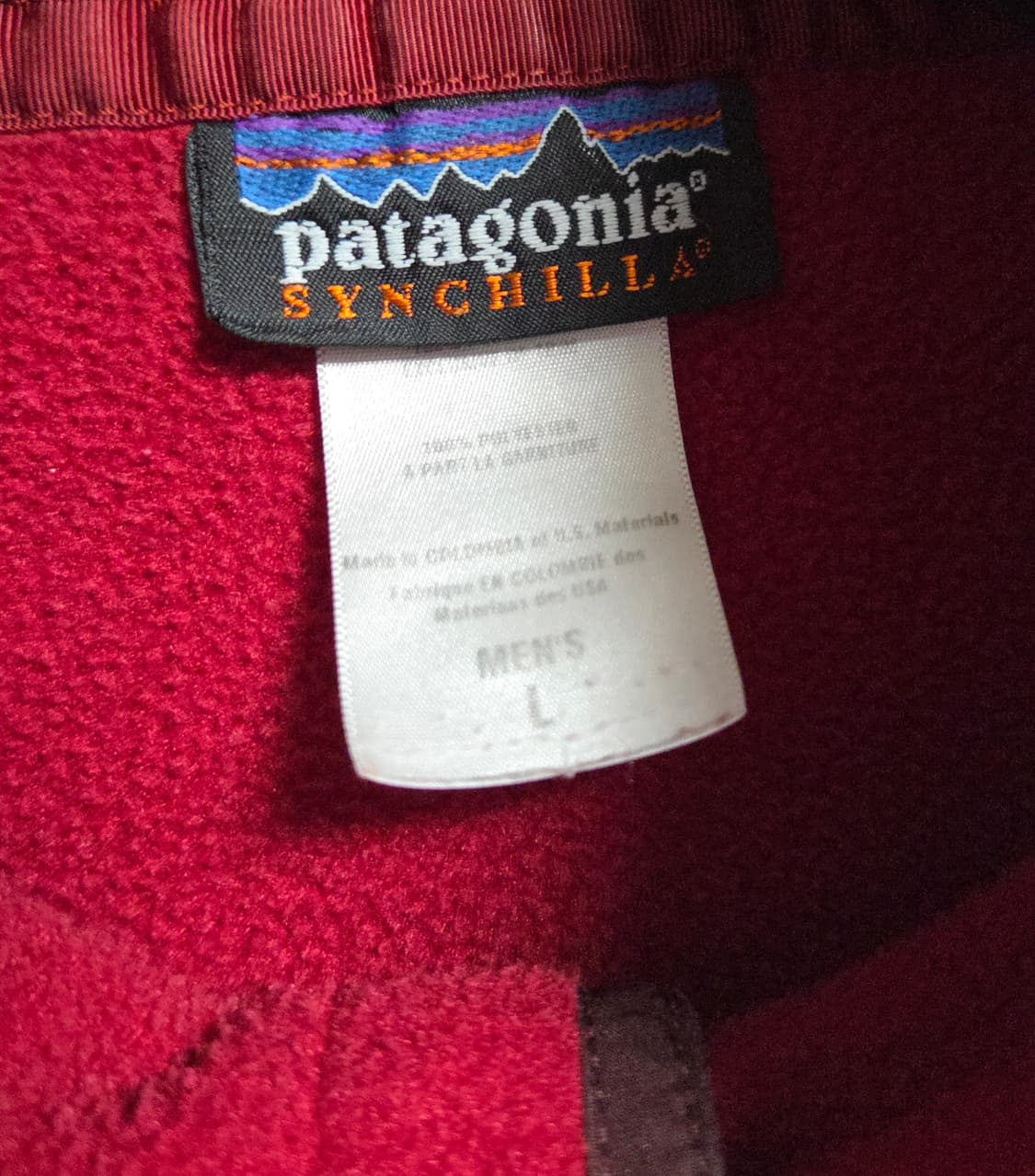 (L)파타고니아 자주색 신칠라 자켓 플리스 후리스 상품이미지3