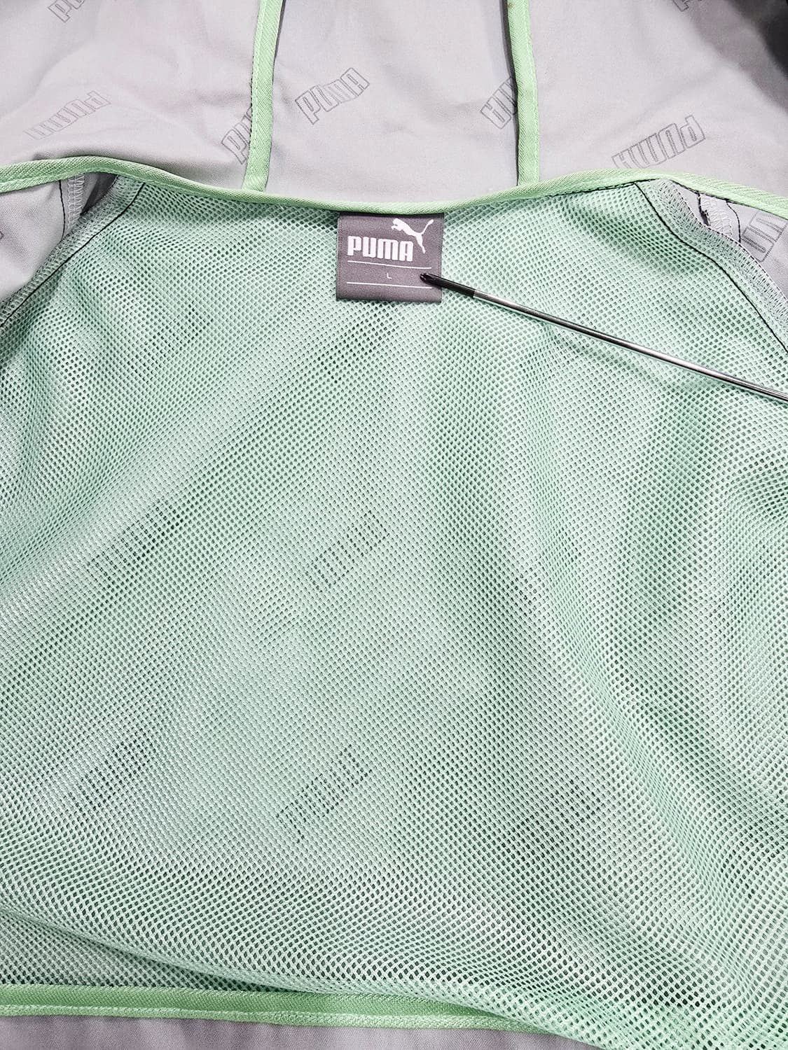 푸마 블랙 후드 바람막이 자켓 상품이미지9