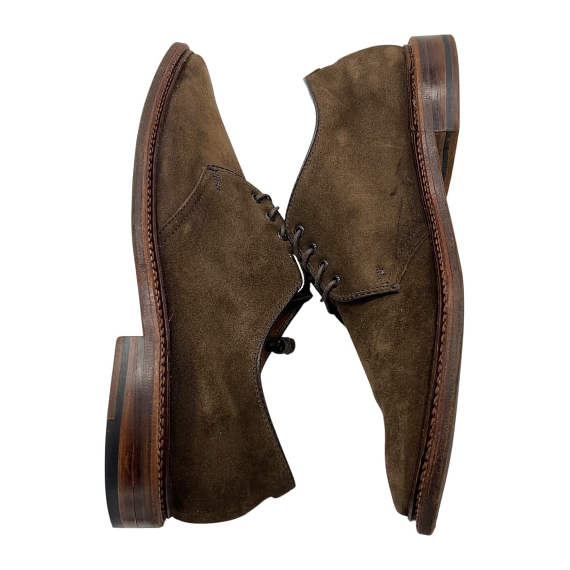 280 알든 플레인토 블루처 스웨이드 브라운 - 유니페어 (US10C) 상품이미지2