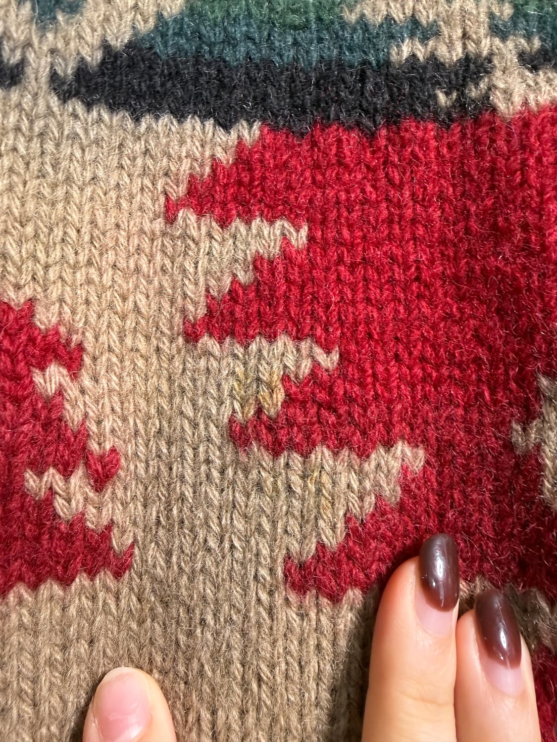 [L] Polo 폴로 나바호 wool 100% 핸드니트  상품이미지9