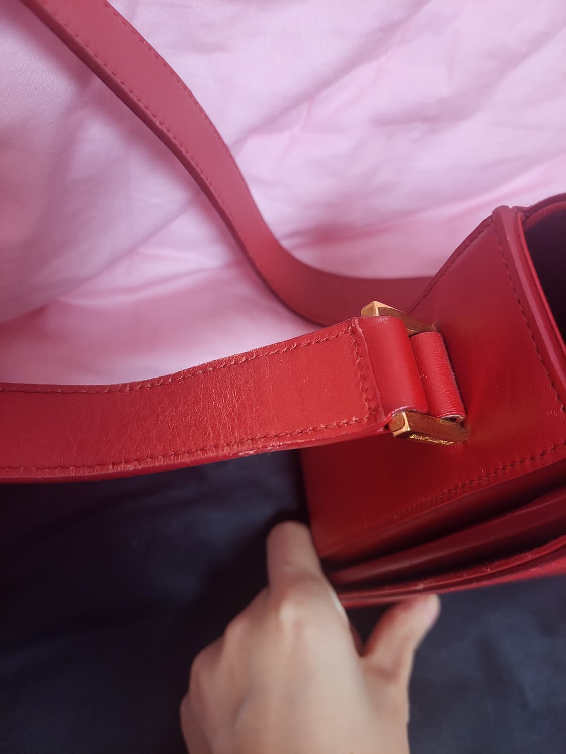 정품)급처상태양호!생로랑 유니버시티 선미가방 크로스백 숄더백 상품이미지10