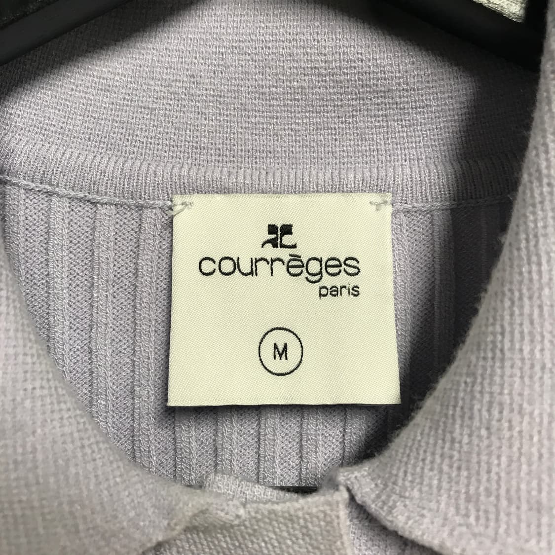 꾸레쥬 니트 반팔 카라티 M(W) 상품이미지5