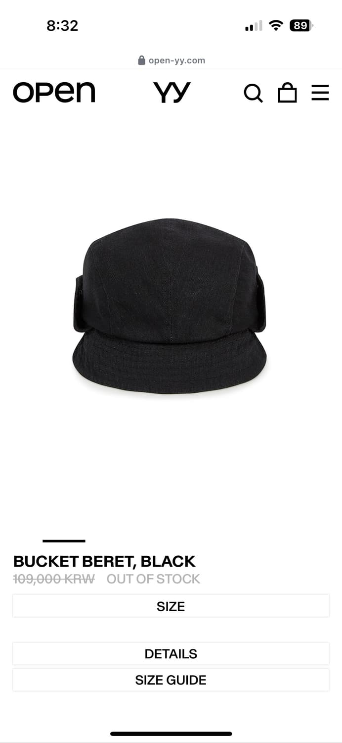 BUCKET BERET, BLACK 상품이미지2