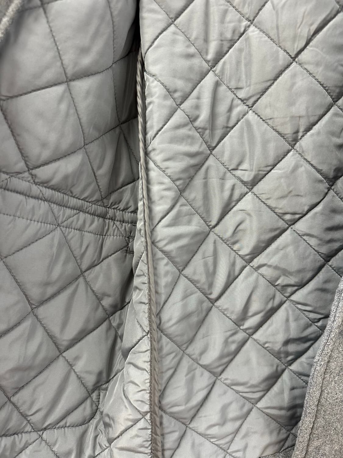 일본빈티지 어반리서치 양모울50% 후드 안감 누빔 코트 상품이미지5