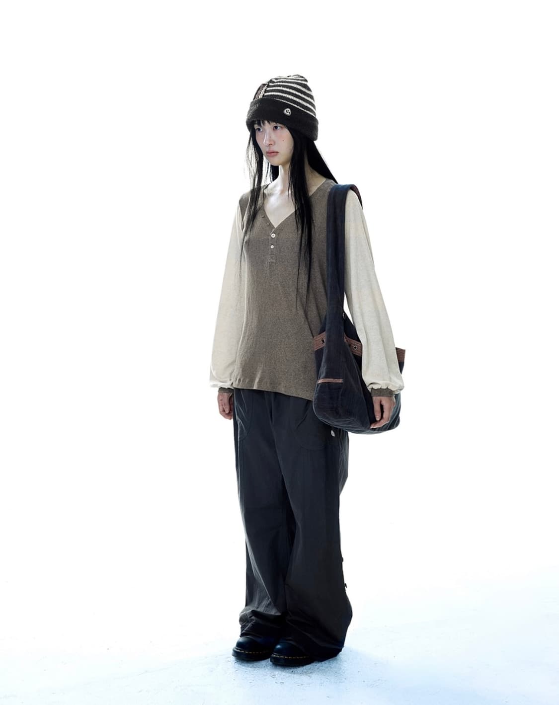 코이세이오 레이스 코튼 팬츠 네이비 LaceCottonPantsNavy 상품이미지4