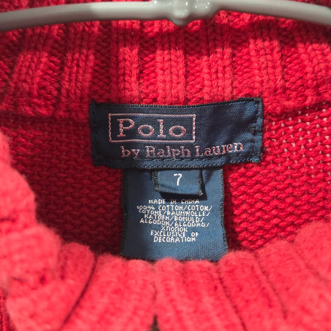 폴로랄프로렌 키즈 풀오버 하프집업 니트 7 상품이미지3