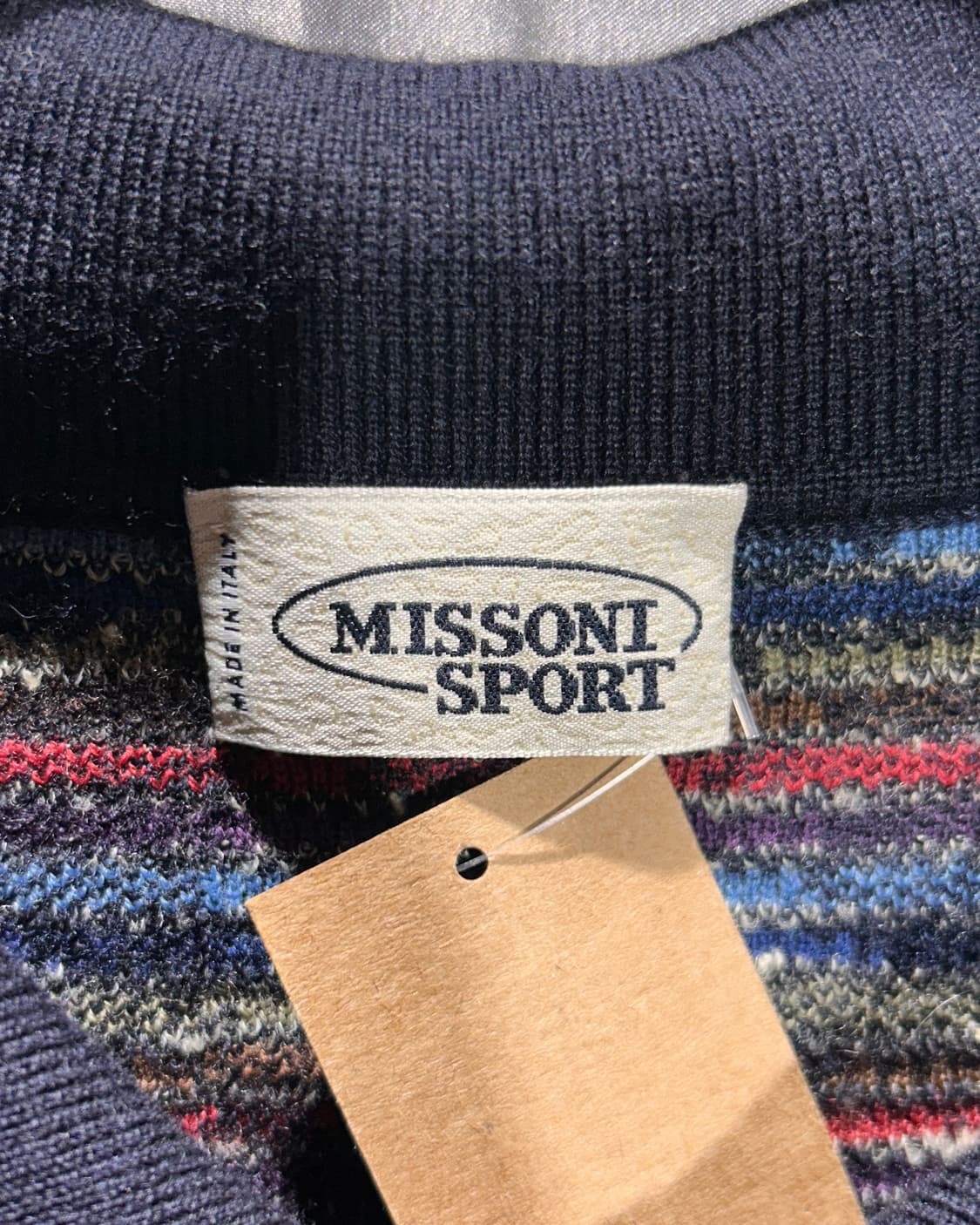 S 미쏘니 스포츠 다크 믹스 카라 니트 상품이미지5