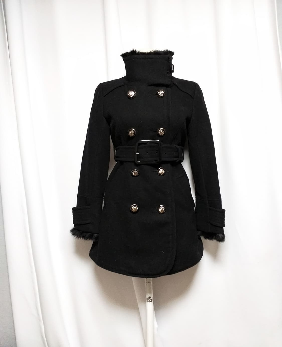 빈티지 퍼코트 대장 y2k자켓 그런지 핀터깔 오네갸루 긱시크 고스펑크 상품이미지2