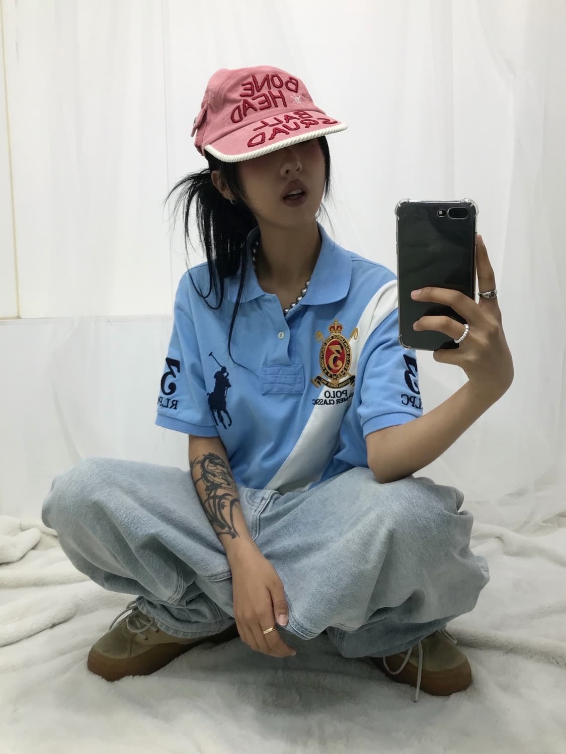 Polo Big Pony PK T-shirt (🩵Rare🩵)  상품이미지7