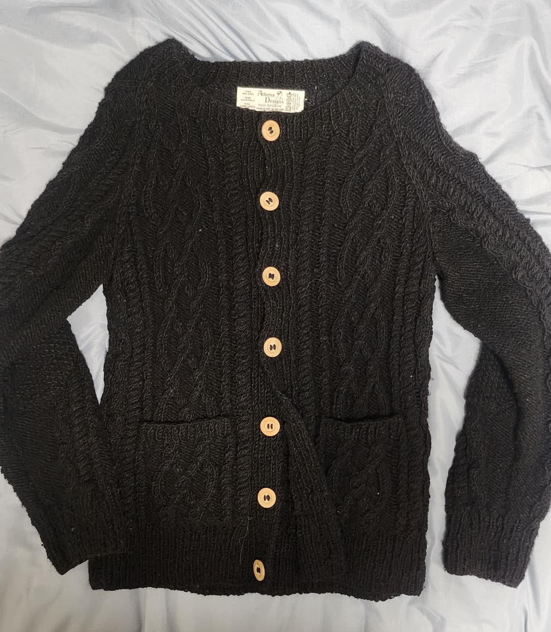 아테나 디자인 울 니트웨어 가디건 상품이미지9