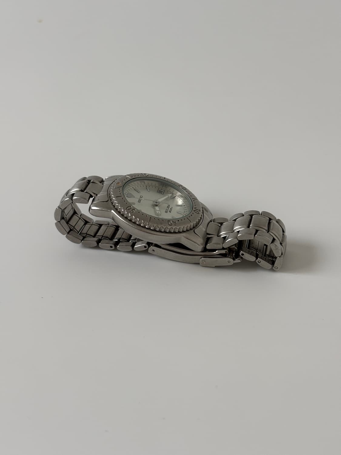 1990s Scuba Silver Diver Quartz 상품이미지6