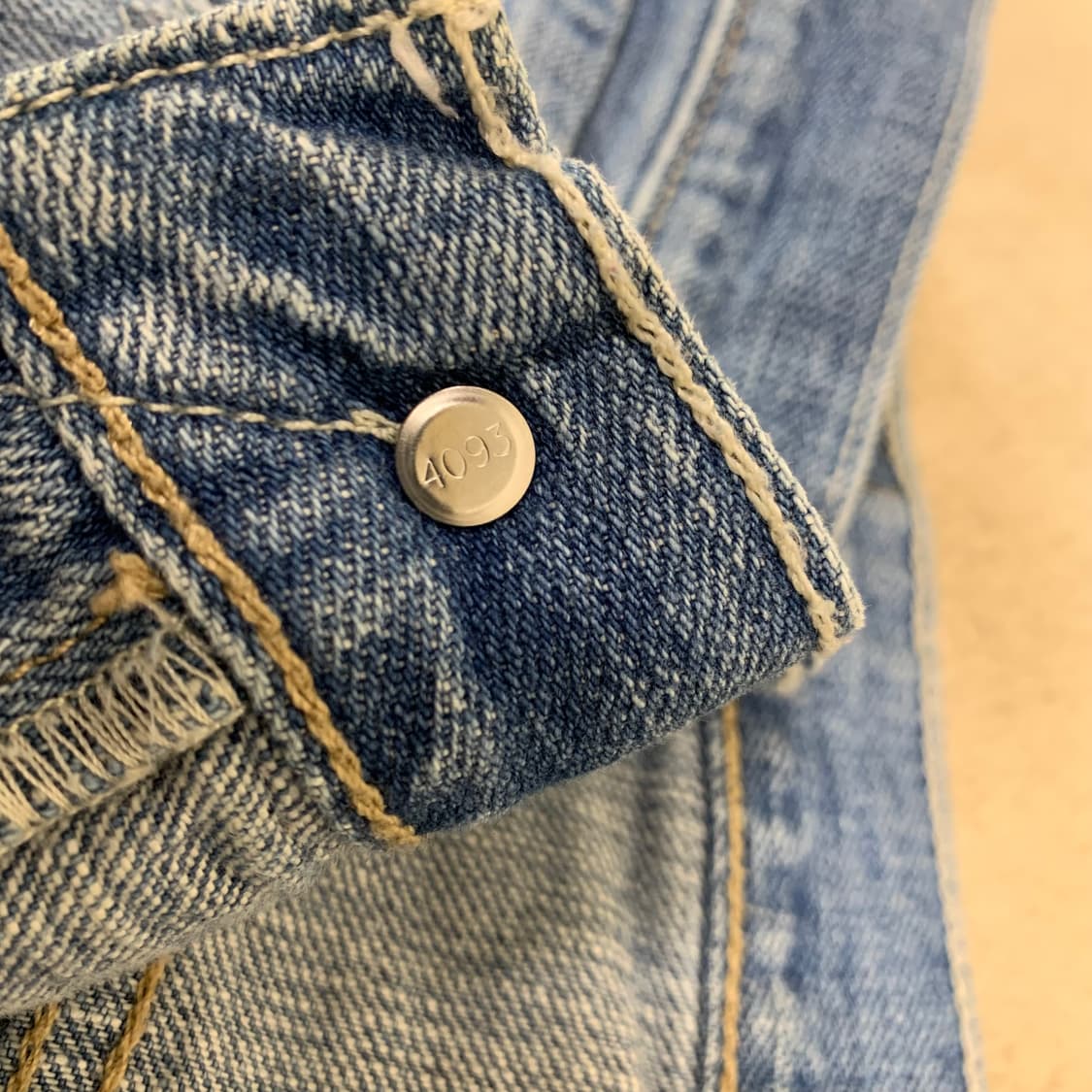 빈티지 리바이스 501 워싱 데님팬츠(35사이즈) 남자청바지 연중청 상품이미지7