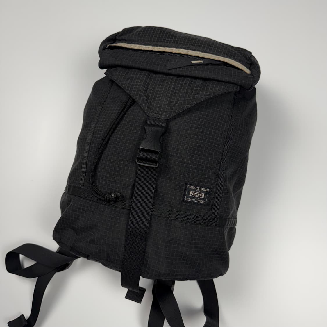 요시다포터 립스탑 럭색 백팩 블랙 상품이미지2