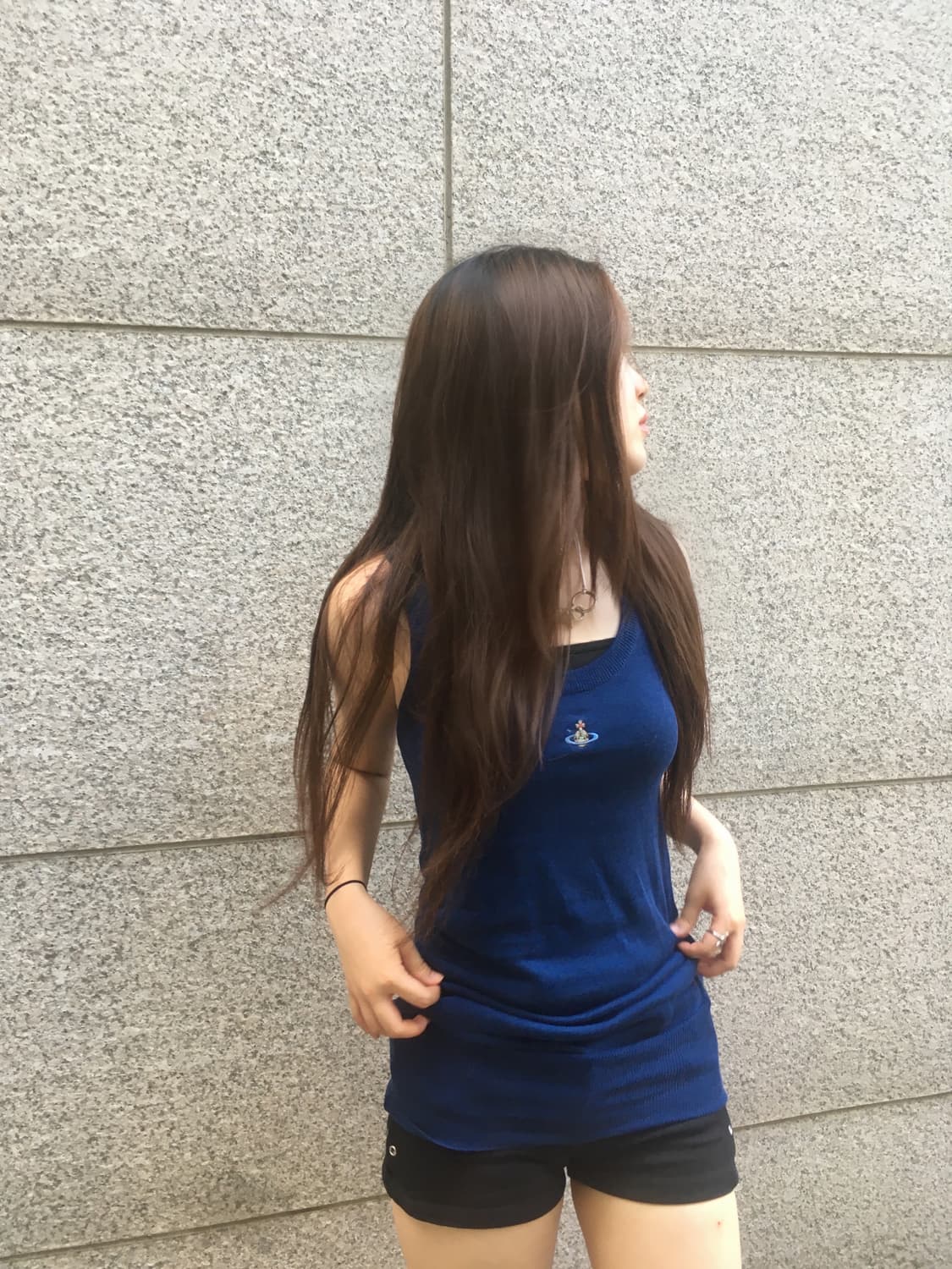 비비안웨스트우드 레드라벨 블루 슬리브리스 상품이미지2