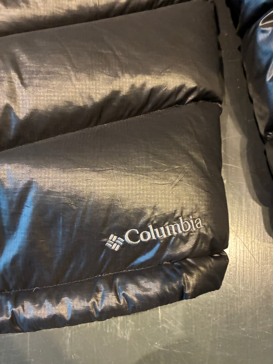 L) 컬럼비아 구스다운 패딩 블랙 상품이미지6