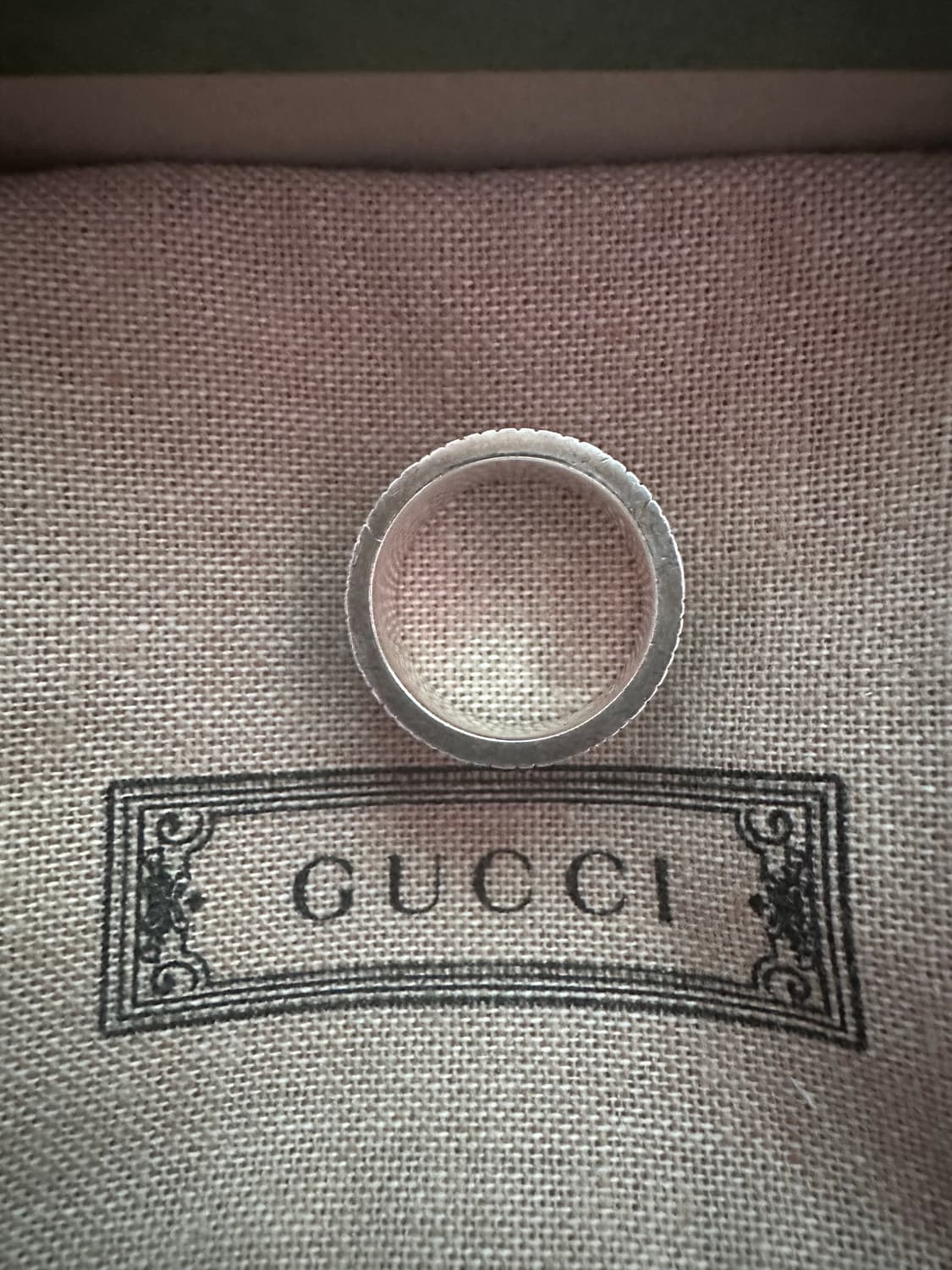 Gucci 구찌 GG마몽 (더블G 실버) 반지 상품이미지3