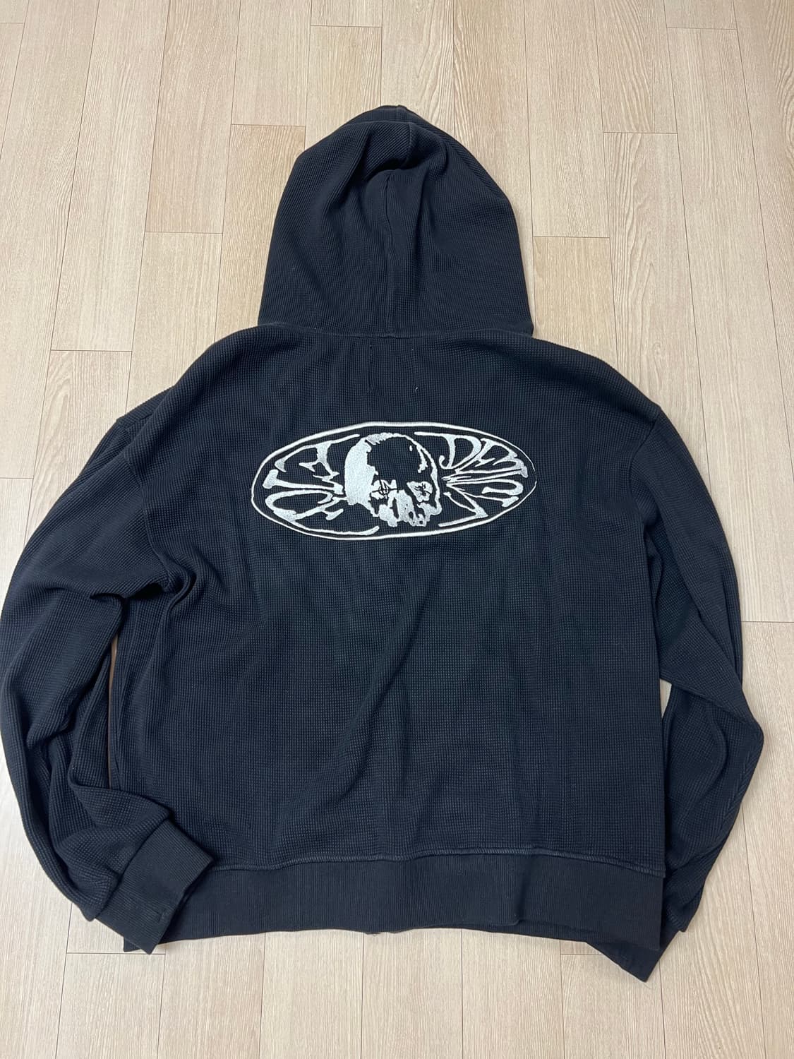 etce 프로토타임 와플 후드 집업 블랙 L 상품이미지2