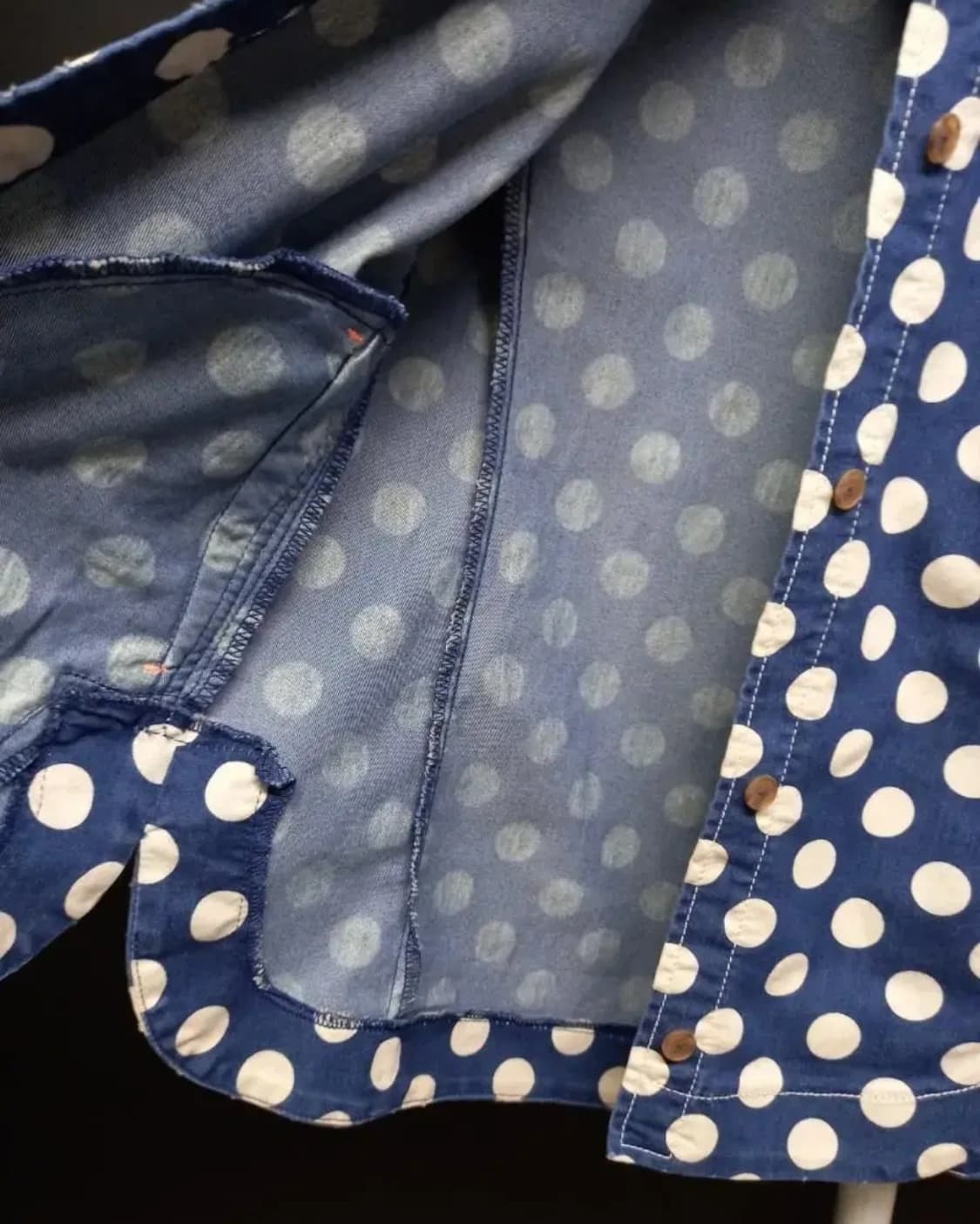 오즈세컨 춘추 데님 남방형 자켓 아우터 44 상품이미지8