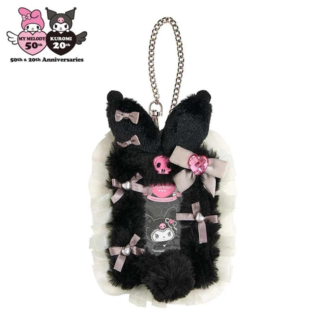 산리오 포토카드 홀더키링 마이멜로디+쿠로미 일괄 상품이미지6