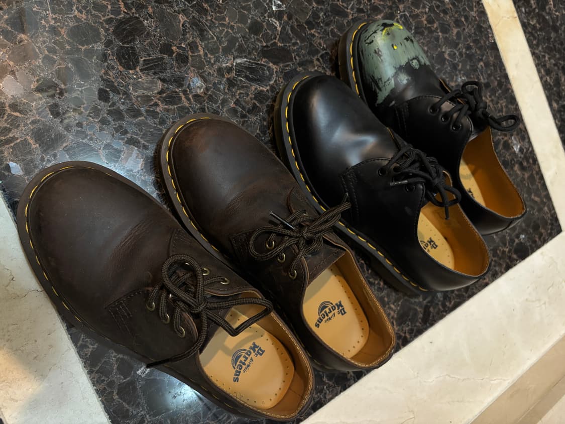 닥터마틴 1461 크레이지호스 uk4 230 + 1461블랙 걍드림 상품이미지2