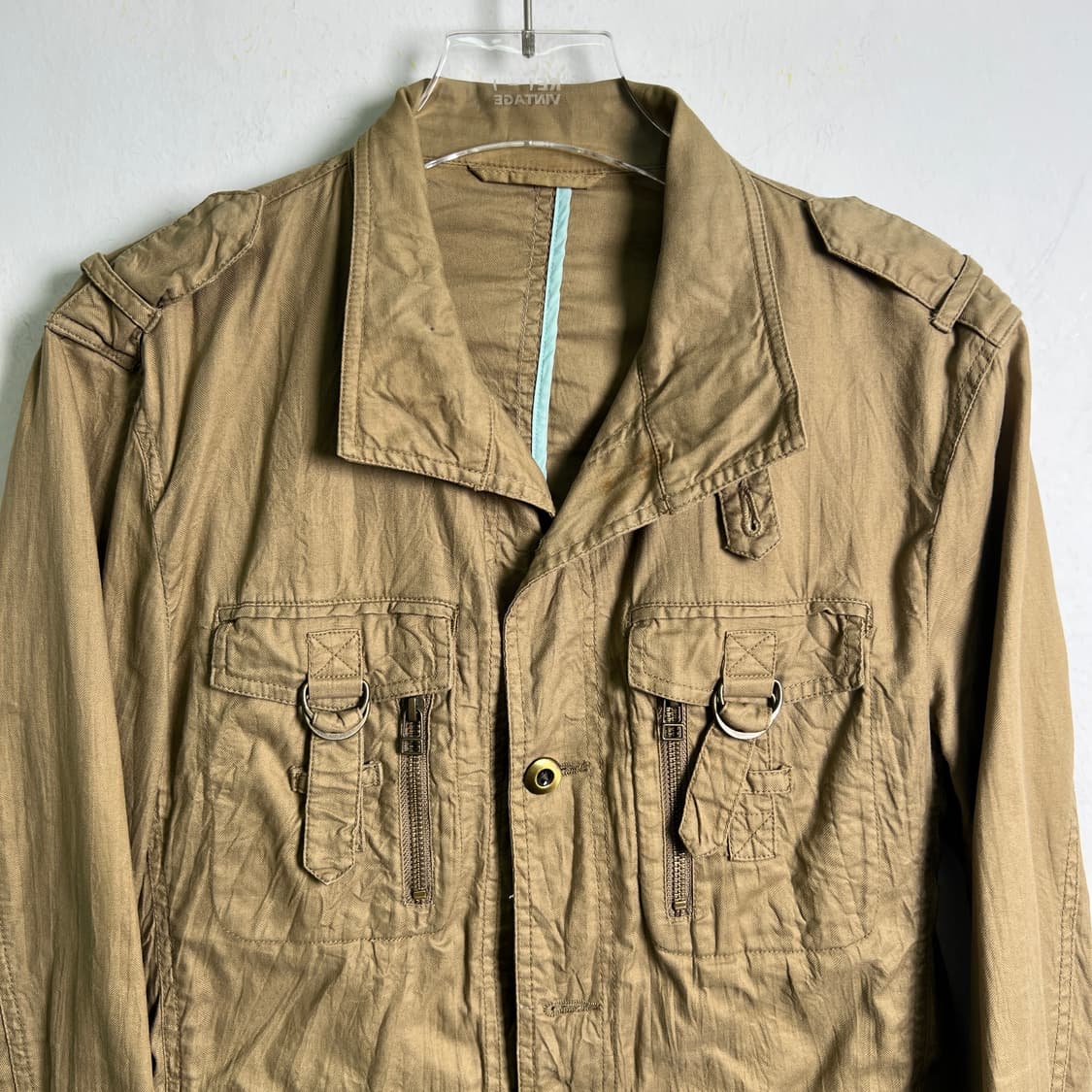 VTG 빈티지 카키 밀리터리 야상 자켓 L 상품이미지3