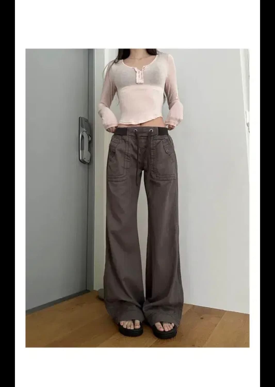 사토미라디오 로우라이즈 팬츠 상품이미지3