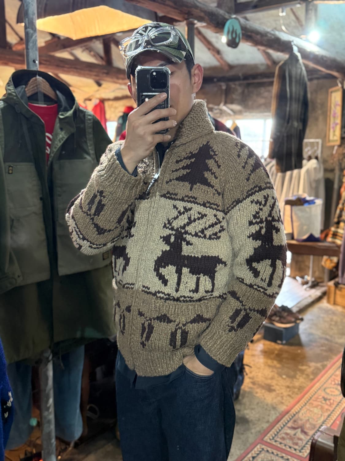 카나타 KANATA 코위찬 울 니트 재킷 상품이미지4