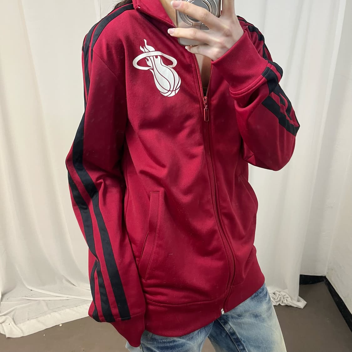Adidas burgundy jersey 상품이미지3