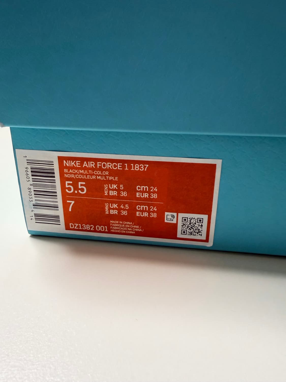 [240 US5.5] 나이키 x 티파니 에어포스1 상품이미지5