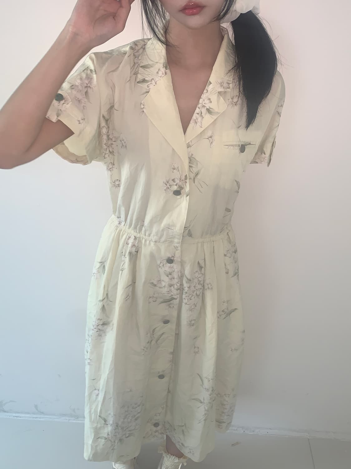 Lily button shirts dress 상품이미지4