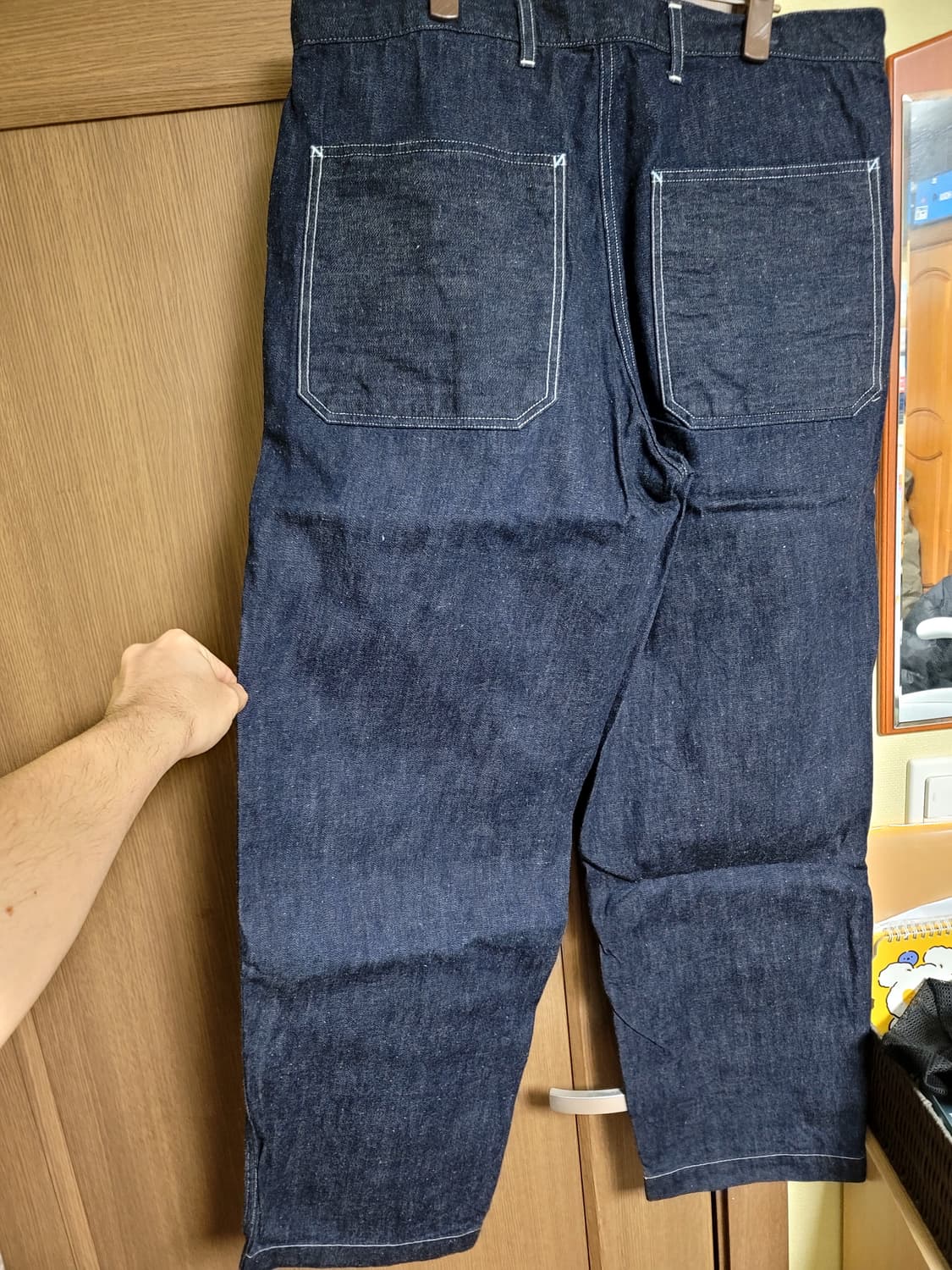 본쿠라 워크팬츠 데님 원워시 34사이즈 상품이미지4