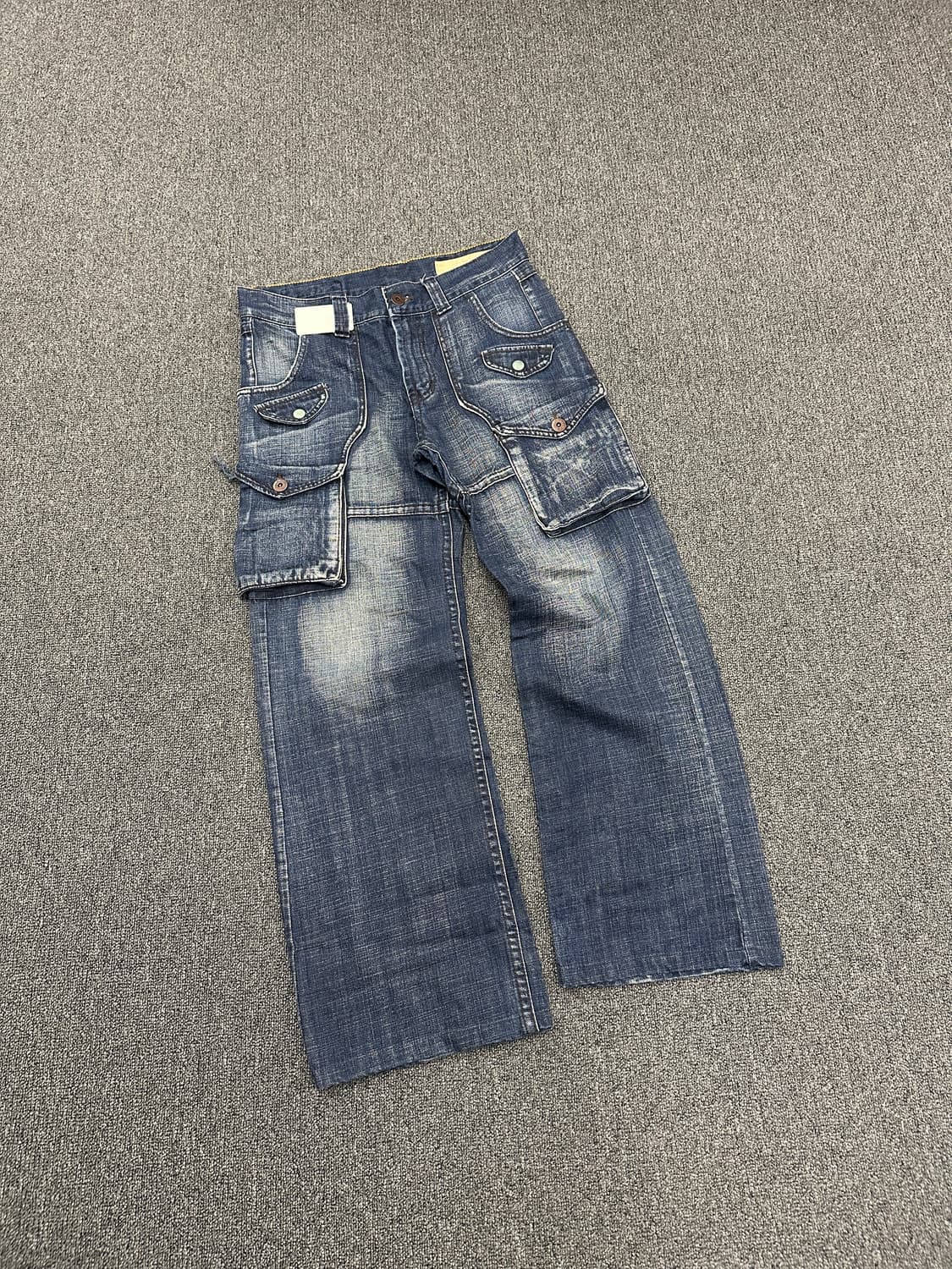 VINTAGE HWAN 일본 빈티지 y2k 포켓 데님팬츠 상품이미지1