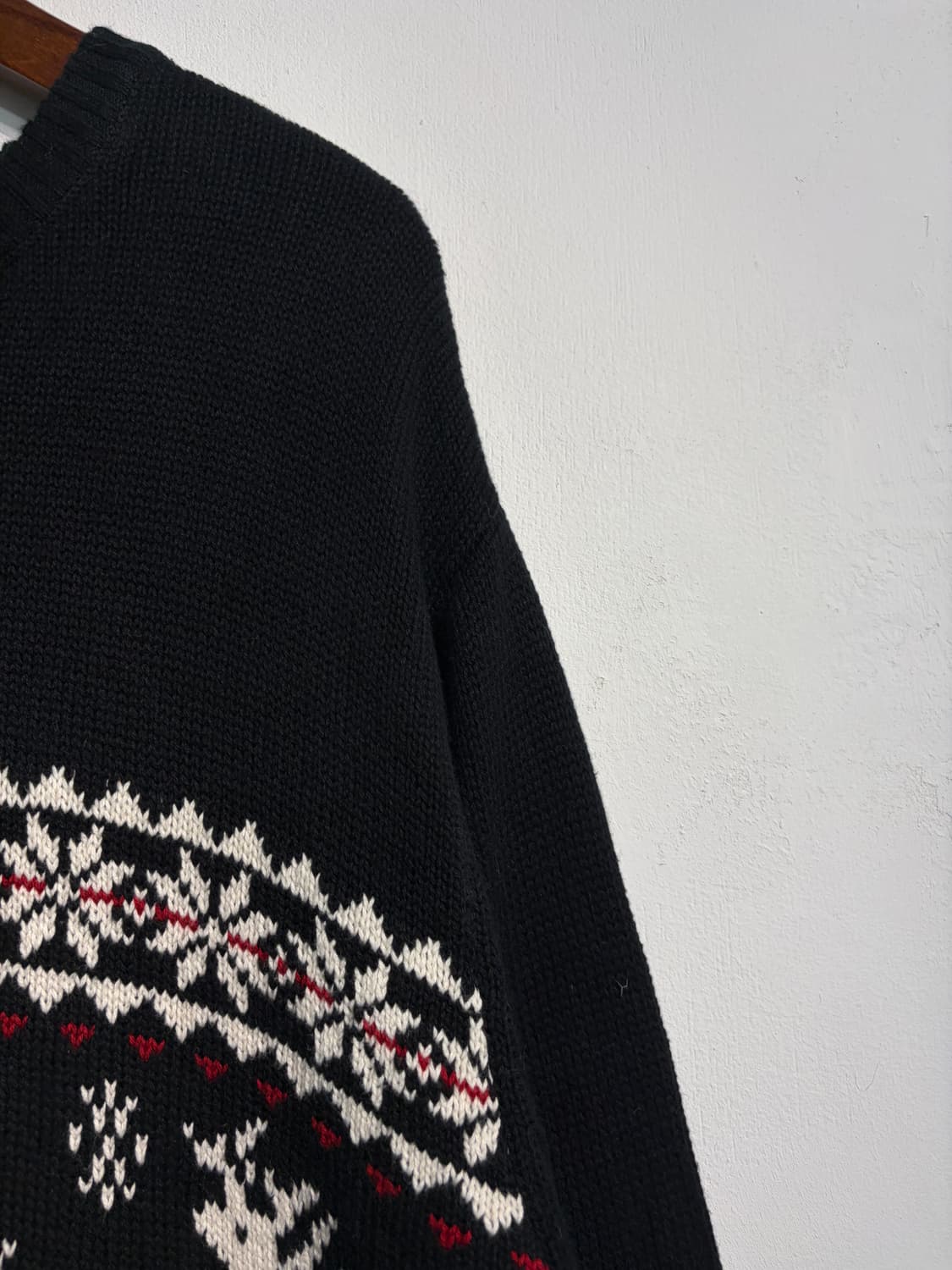 코튼 100% 니트 노르딕 니트 L 상품이미지5