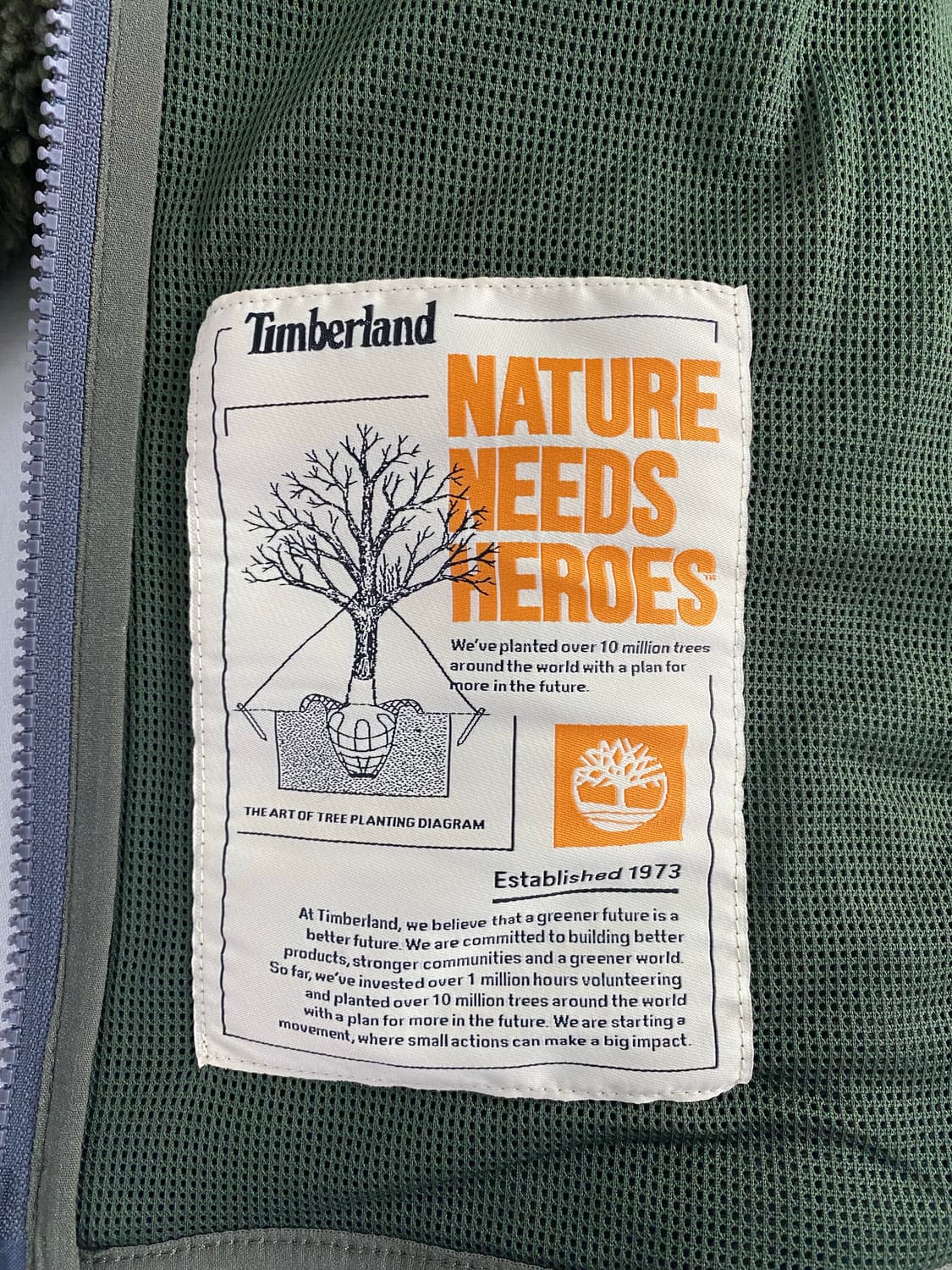 팀버랜드 양털 플리스 후리스 후드 자켓 새상품 L 상품이미지7