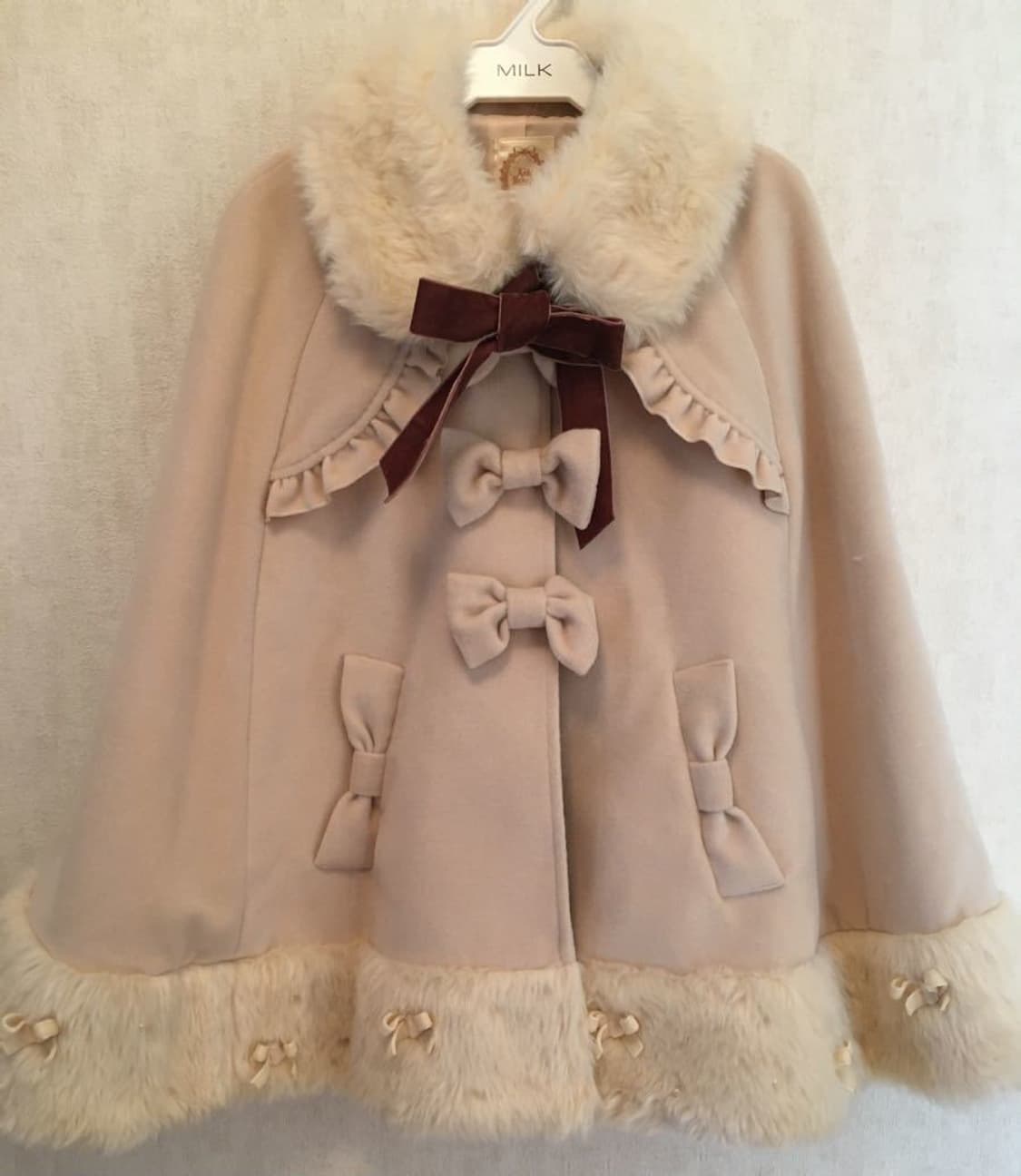 앙크루즈 핑크 판쵸 케이프 판매 라떼갸루 히메갸루 섭컬 일브 리즈리사 상품이미지1