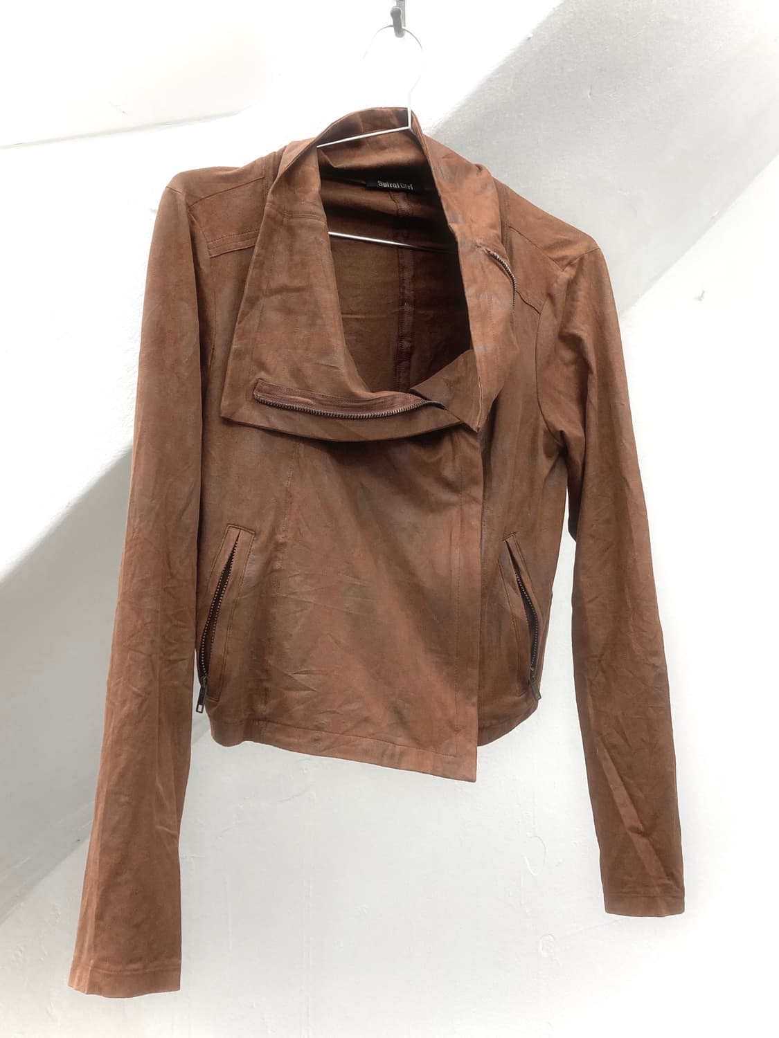 Spiral girl high-neck drape jacket 상품이미지2