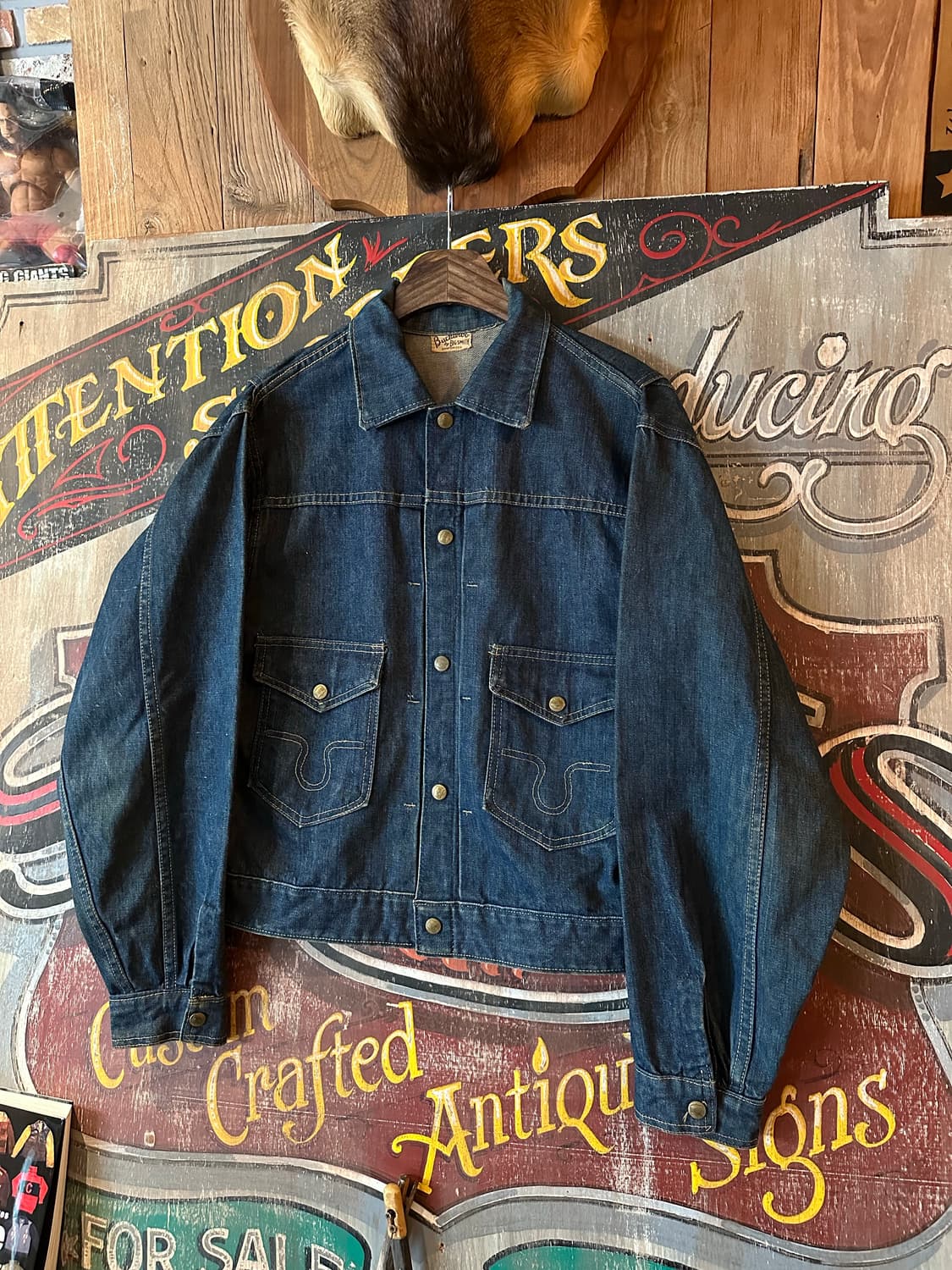 50s USA Vintage Big Smith Denim Jacket 상품이미지2
