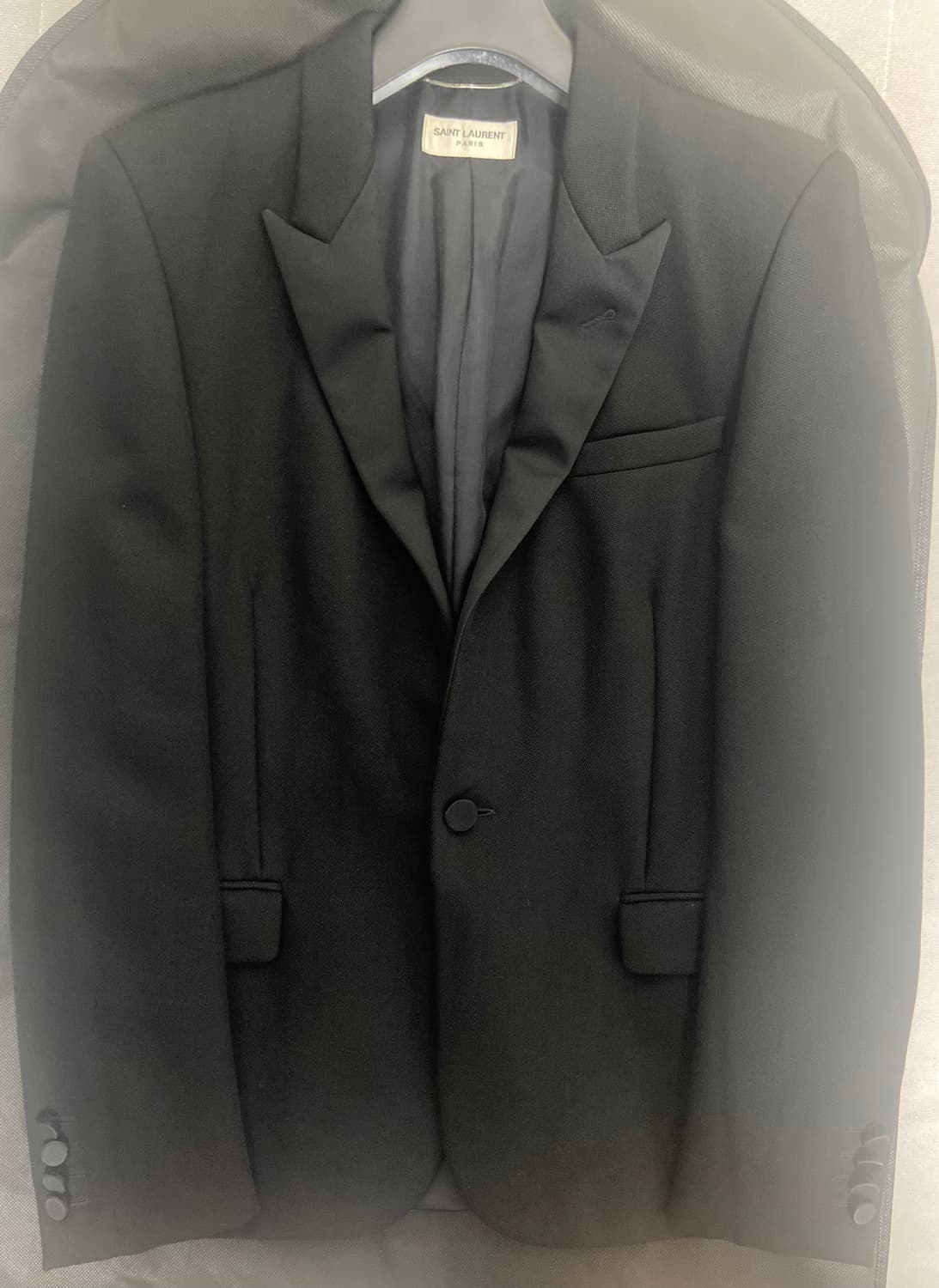 생로랑 13fw look1 스모킹자켓 48 블레이저 상품이미지2