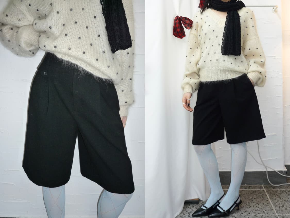 Pocket black half pants 상품이미지1